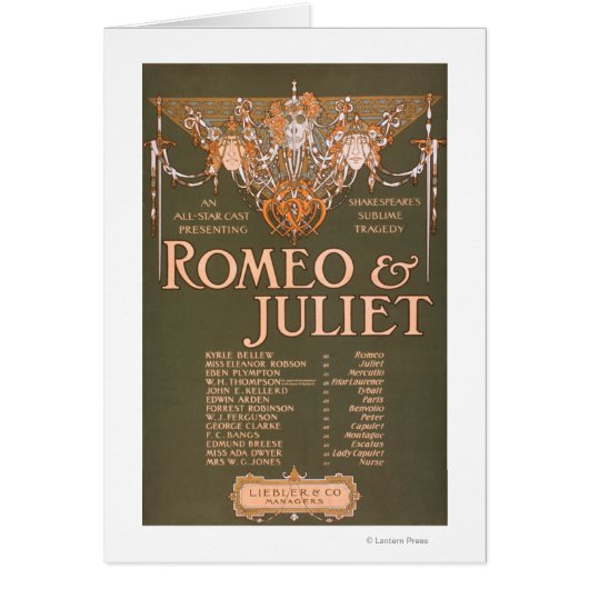 Shakepeare's Sublime Tragedy "Romeo & Juliet" (Front)