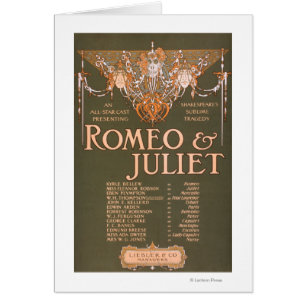 Shakepeare's Sublime Tragedy "Romeo & Juliet" Cards