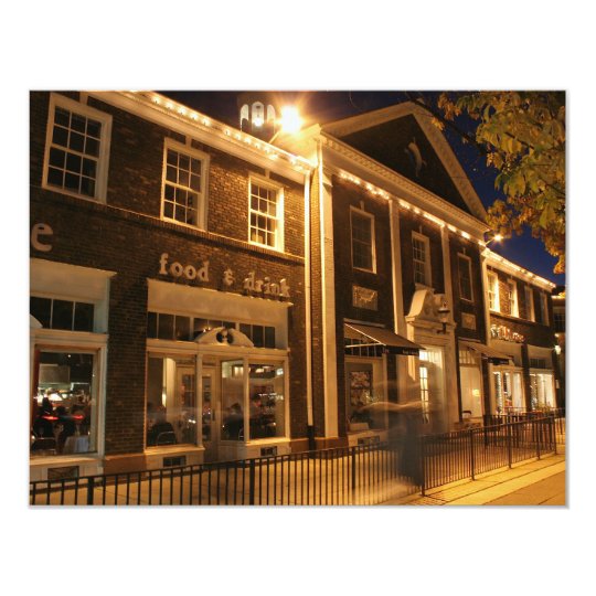 Shaker Square at Night - 1 Card
