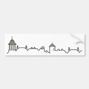 Shaker Square Bumper Sticker