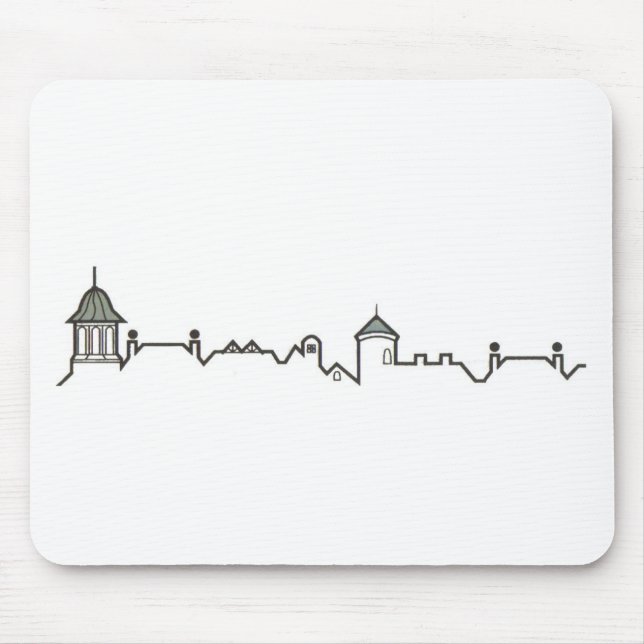 Shaker Square Mouse Pad (Front)
