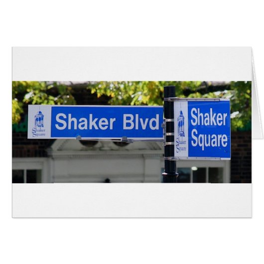 Shaker Square Sign Cards (Front Horizontal)