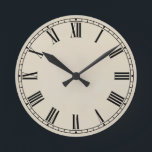 Shaker Style 01 - Antiqued Round Clock<br><div class="desc">A vector graphic remake of the classic Shaker style clock face. The numerals have also been adjusted to follow the curve of the circle just like many of the original clocks giving a nice authentic touch.</div>