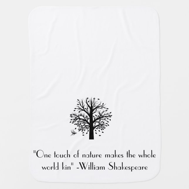 Shakespeare baby blanket (Front)