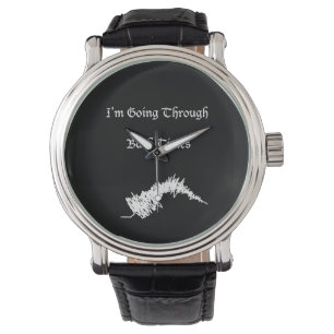 Shakespeare "Bard Times" Funny Slogan Watch