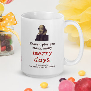Shakespeare Best Wishes Boho English Literature Coffee Mug