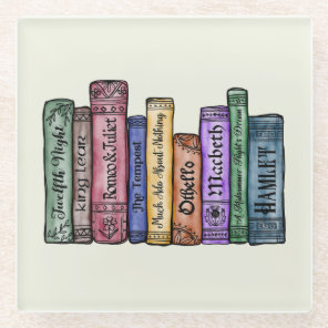 Shakespeare Books No.1 Glass Coaster