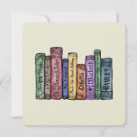 Shakespeare Books No.1 Invitation