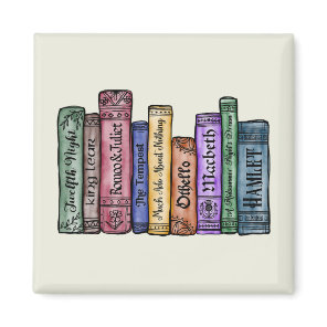 Shakespeare Books No.1 Magnet