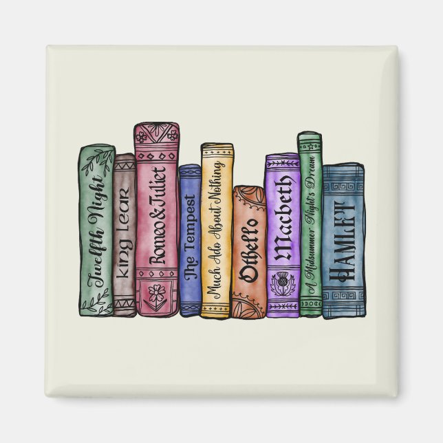 Shakespeare Books No.1 Magnet (Front)