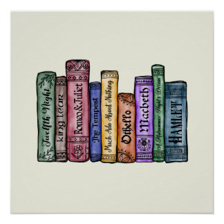 Shakespeare Books No.1 Poster