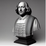 Shakespeare Bust Cutout<br><div class="desc">William Shakespeare.</div>