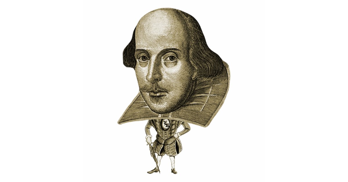 Shakespeare Caricature Cutout | Zazzle
