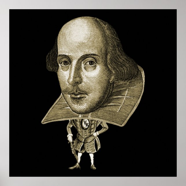 Shakespeare Caricature Poster (Front)
