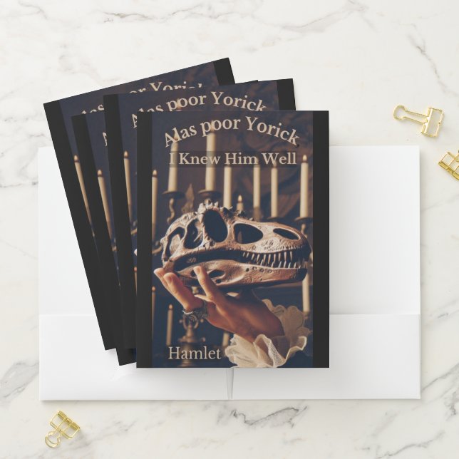 Shakespeare Dinosaur Hamlet Pocket Folder (In Situ)