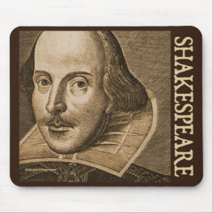 Shakespeare Droeshout Engravings Mouse Pad