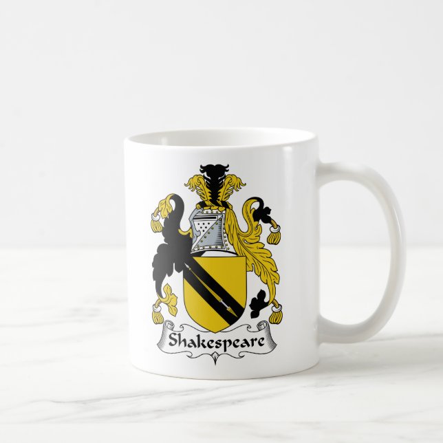 Shakespeare Family Crest Coffee Mug (Right)