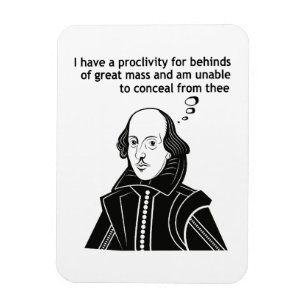 Shakespeare Funny Quote Magnet