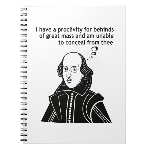 Shakespeare Funny Quote Notebook