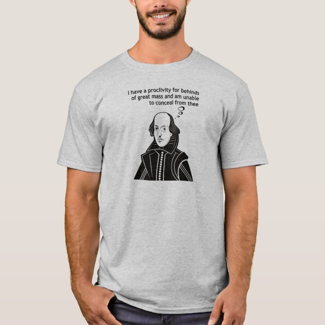Shakespeare Funny Quote T-Shirt (Front)