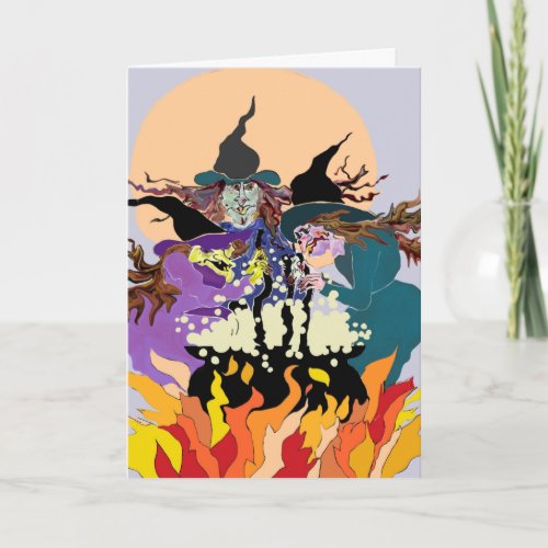 Shakespeare halloween greeting card