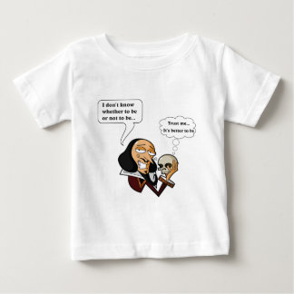 Shakespeare Hamlet, To Be or Not To Be Baby T-Shirt