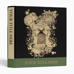 Shakespeare Henry IV Part I Quarto Front Piece 3 Ring Binder