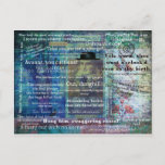 Shakespeare Humorous Insults Postcard at Zazzle