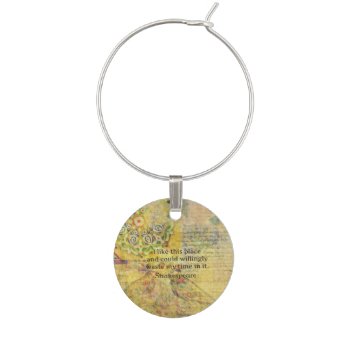 Shakespeare Humorous Quote From As You Like It Wine Charm by shakespearequotes at Zazzle
