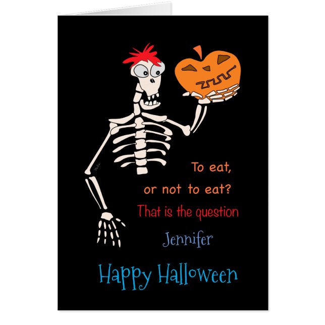 Shakespeare in Halloween Cards (Front)