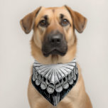 Shakespeare-Inspired Statement Ruff for Large Dogs Pet Bandana Collar<br><div class="desc">Let your noble hound command attention in this bold black and white Elizabethan ruff dog bandana. Featuring a striking hand-illustrated design inspired by Renaissance engravings, this bandana turns your pup into a true stage-stealer. The intricately pleated ruff is printed with high-contrast lines and a theatrical flair, making it perfect for...</div>