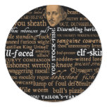 Shakespeare Insults Collection Classic Round Sticker