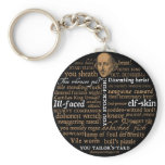 Shakespeare Insults Collection Keychain