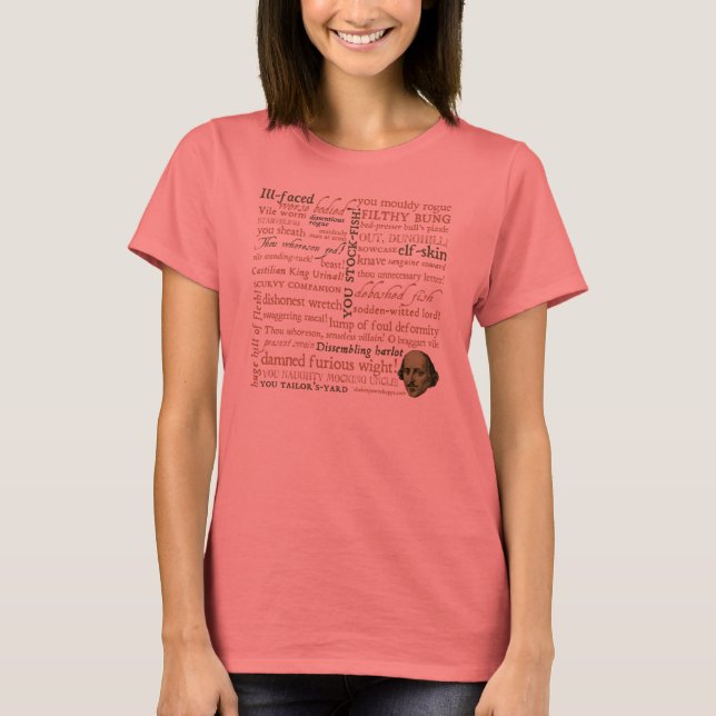 Shakespeare Insults Collection T-Shirt (Front)