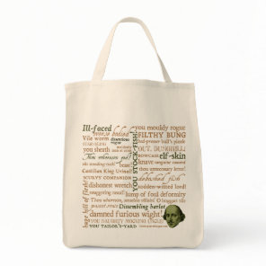 Shakespeare Insults Collection Tote Bag