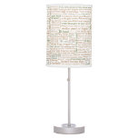 Shakespeare Insults table lamp