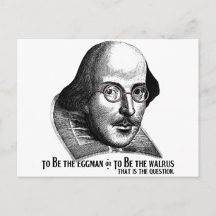 Shakespeare Lennon II Postcard