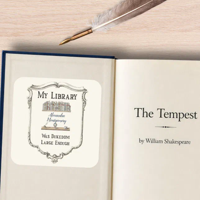 Dukedom Large Enough Bookplates