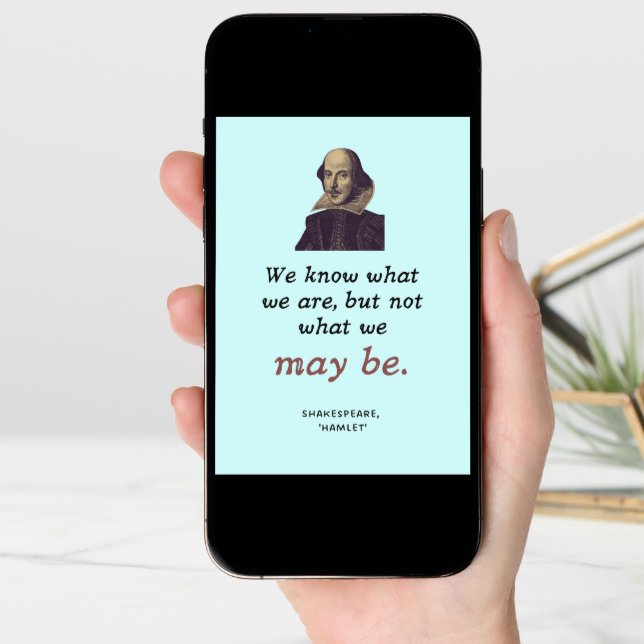Shakespeare Literary Nerd Graduation Card (Front Digital)