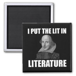 Shakespeare Literature Fan Funny Magnet