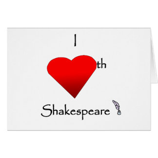 Shakespeare Love Cards