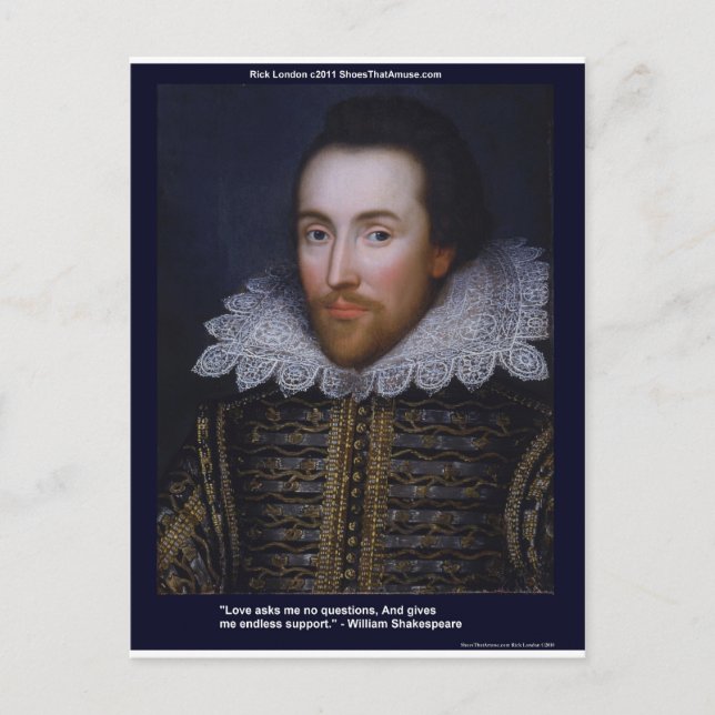 Shakespeare Love/Endless Quote Gifts Cards Etc (Front)