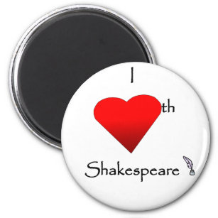 Shakespeare Love Magnet