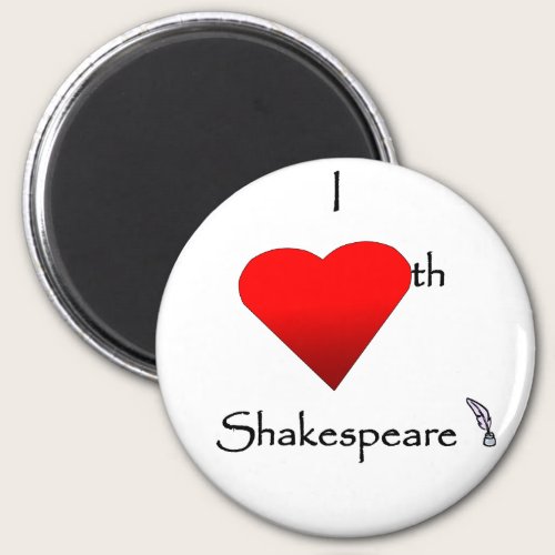 Shakespeare Love Magnet