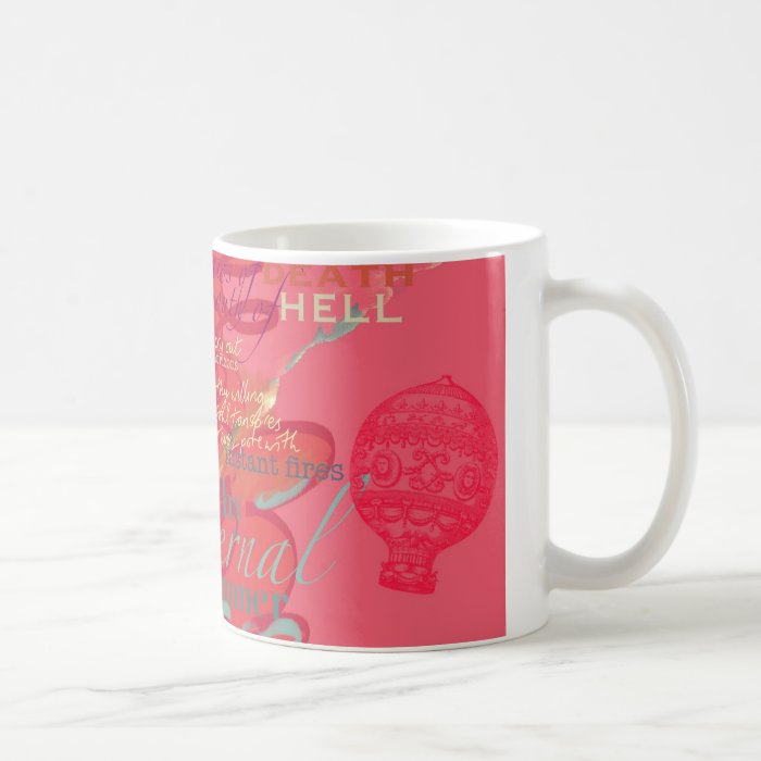 Shakespeare Love Poetry Quotes Mug Pink