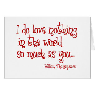 shakespeare love red cards
