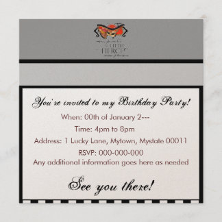 Shakespeare Midsummer Night's Dream Fierce Quote Invitation