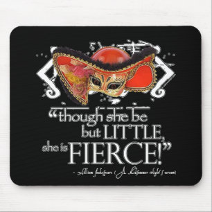Shakespeare Midsummer Night's Dream Fierce Quote Mouse Pad