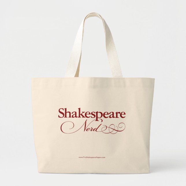 Shakespeare Nerd tote bag (Front)