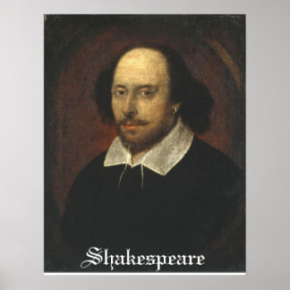 Shakespeare on a poster